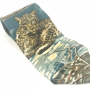 Andre Valentino Mens Jaguars Necktie 100% Silk